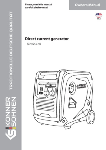 Direct current generator KS 48DC-S CO