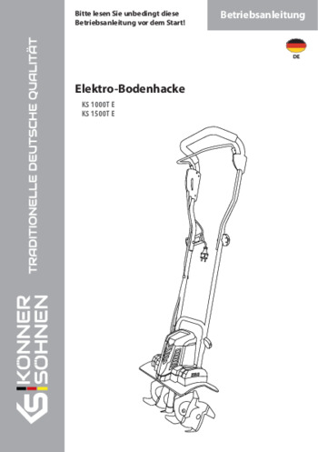 Elektro-Bodenhacken KS 1000T E, 1500T E