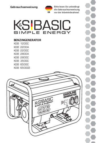 Benzin-generatoren Basic K&S