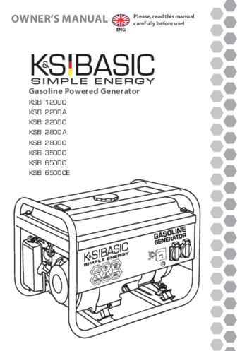Gasoline generator K&S BASIC 2022