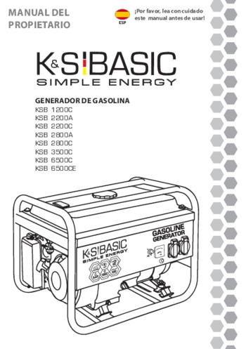 Generador de gasolina Basic K&S