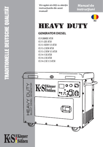 Generator diesel K&S
