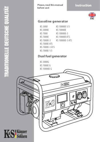 Gasoline generator 3000E | Könner Generators