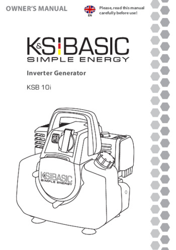Inverter generator KSB 10i - 2022