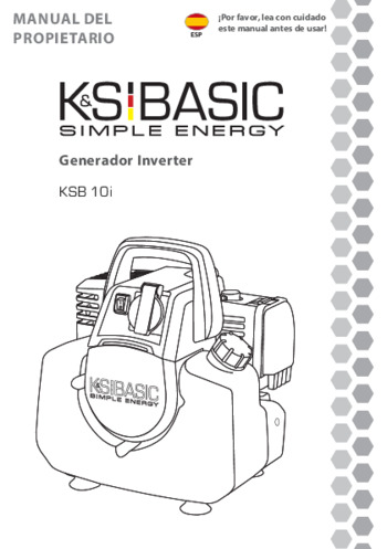 Generador Inverter KSB 10i - 2022