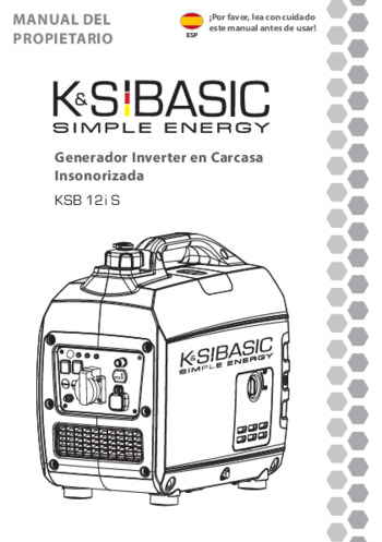 Generador Inverter KSB 12i S - 2022