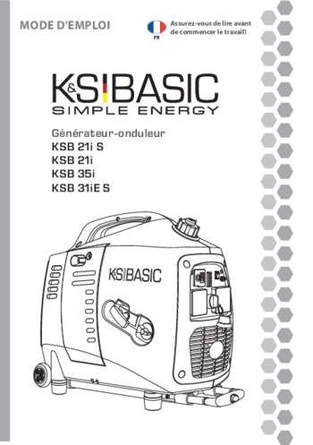 Générateur-onduleur K&S BASIC 2022