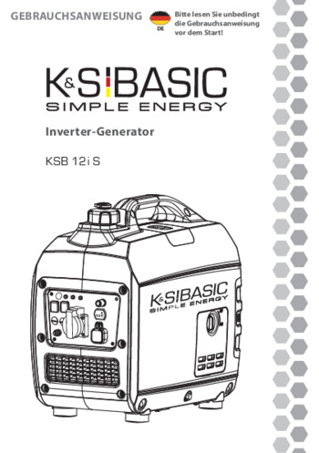 Inverter-Generatoren KSB 12i S - 2022