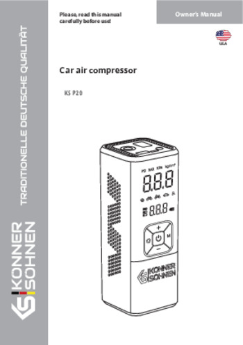 Car air compressor KS P20