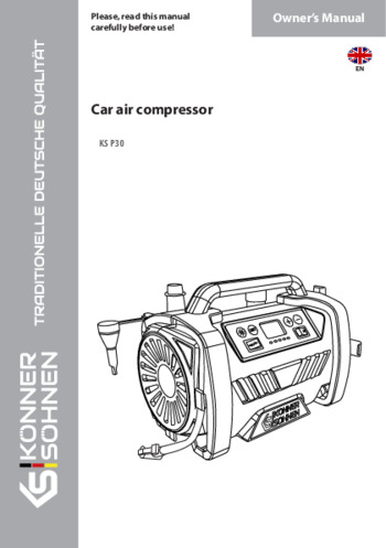 Car air compressor KS P30