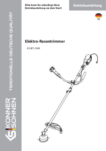 Elektro-Rasentrimmer KS BCT-1400