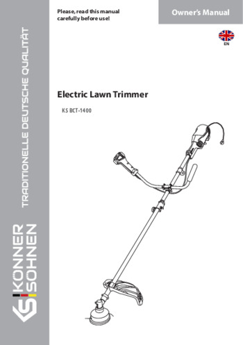 Electric String Trimmer KS BCT-1400