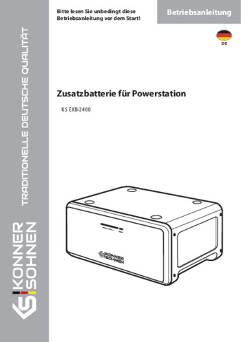 Zusatzbatterie für Powerstation KS EXB-2400