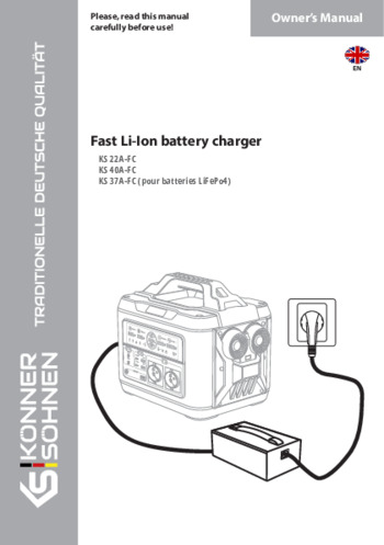 Fast battery charger