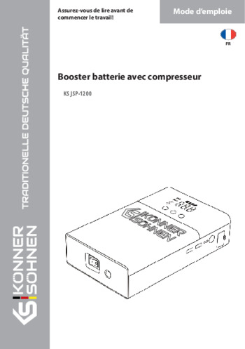 Booster batterie avec compresseur KS JSP-1200