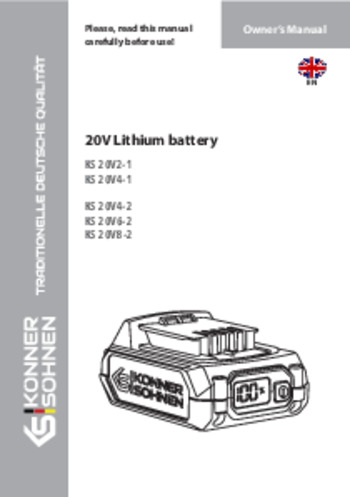 20V Lithium battery