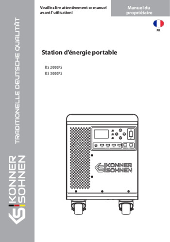 Station d’énergie portable KS 2000PS, KS 3000PS