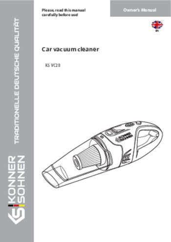 Car vacuum cleaner KS VC20