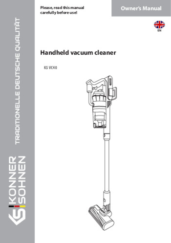 Handheld vacuum cleaner KS VC40