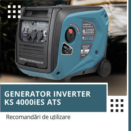 Generator inverter KS 4000iE S ATS recomandări de utilizare