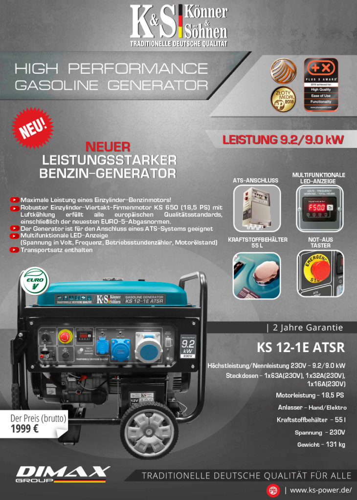 New gasoline generators