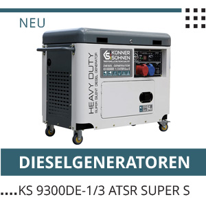 EIN NEUES MODELL DES DIESELGENERATORS – KS 9300DE-1/3 ATSR SUPER S