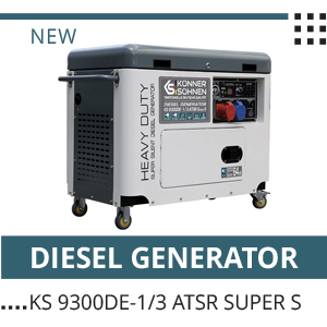 New diesel generator – KS 9300DE-1/3 ATSR Super S