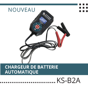 NOUVEAU! Chargeur de batterie automatique KS-B2A