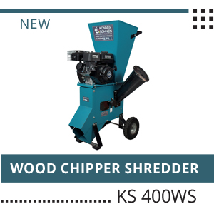 NEW! Gasoline wood chipper shredder KS 400WS