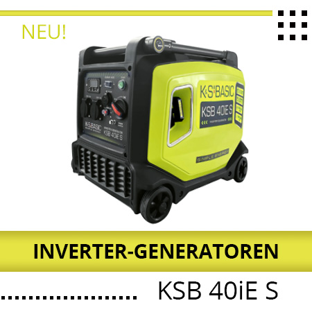  NEU! Inverter-Generator KSB 40iE S