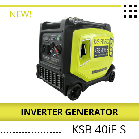 New! Inverter generator KSB 40iE S