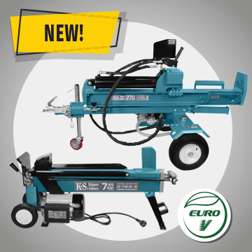 NEW! Electric and gasoline log splitters from Könner & Söhnen