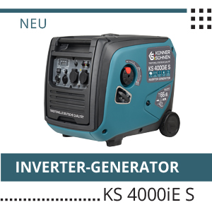 Dimax Int. GmbH (Deutschland) präsentiert das verbesserte Modell des Inverter-Generators KS 4000iE S 