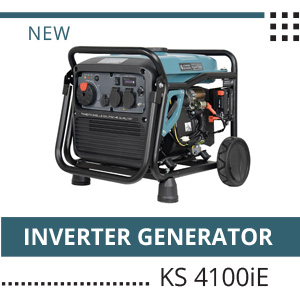 The updated KS 4100iE inverter generator