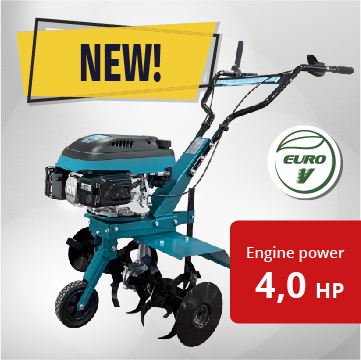 NEW! Compact KS 4HP-70 worm-driven gasoline cultivator