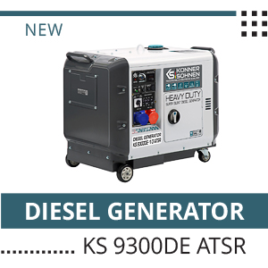 New models of diesel generators – KS 9300DE ATSR, KS 9300DE-1/3 ATSR 
