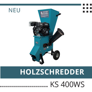 Neue holzhäcksler/holzschredder von Könner & Söhnen – KS 400WS