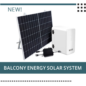 Balcony energy solar system