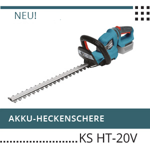 Neu! Akku-Heckenschere KS HT-20V