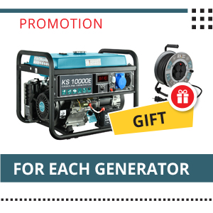 Special offer! For each generator Könner & Söhnen and K&S Basic cord reel as a gift!