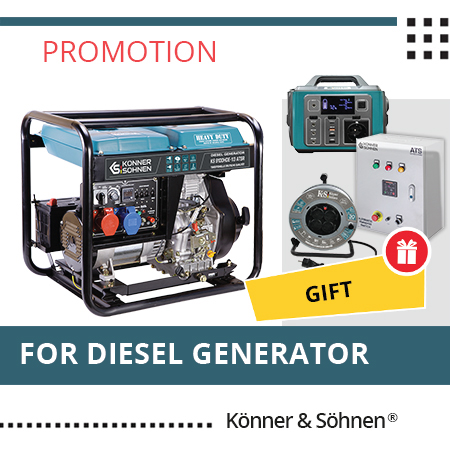 Special offer! Receive a gift of your choice on the purchase of any diesel generator!