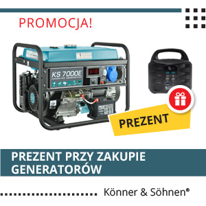 Promocja! Prezent przy zakupie generatorów Könner & Söhnen® 