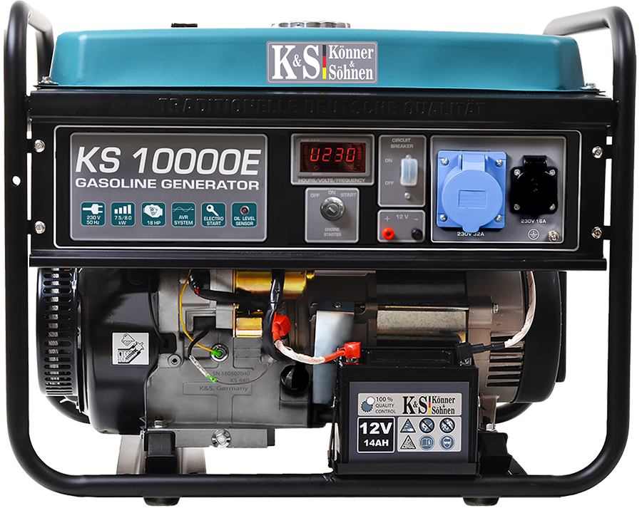 Benzin-Generator "Könner & Söhnen" KS 10000E