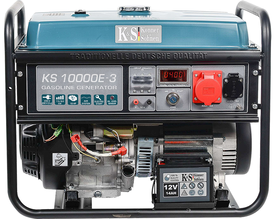 Benzin-Generator "Könner & Söhnen" KS 10000E-3