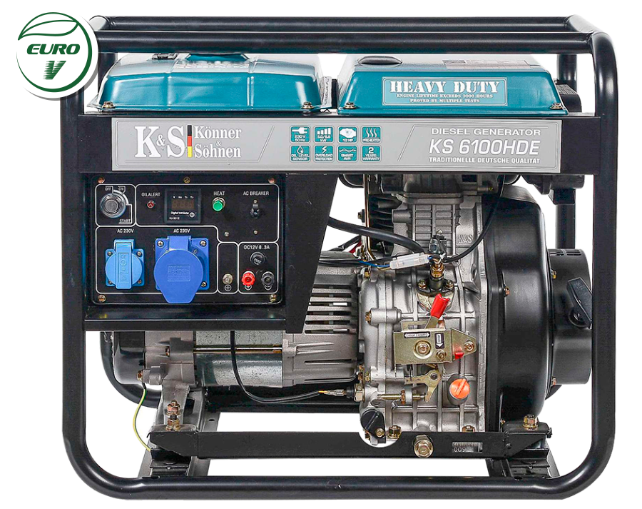 Generatore diesel "Könner & Söhnen" KS 6100HDE (EURO V)