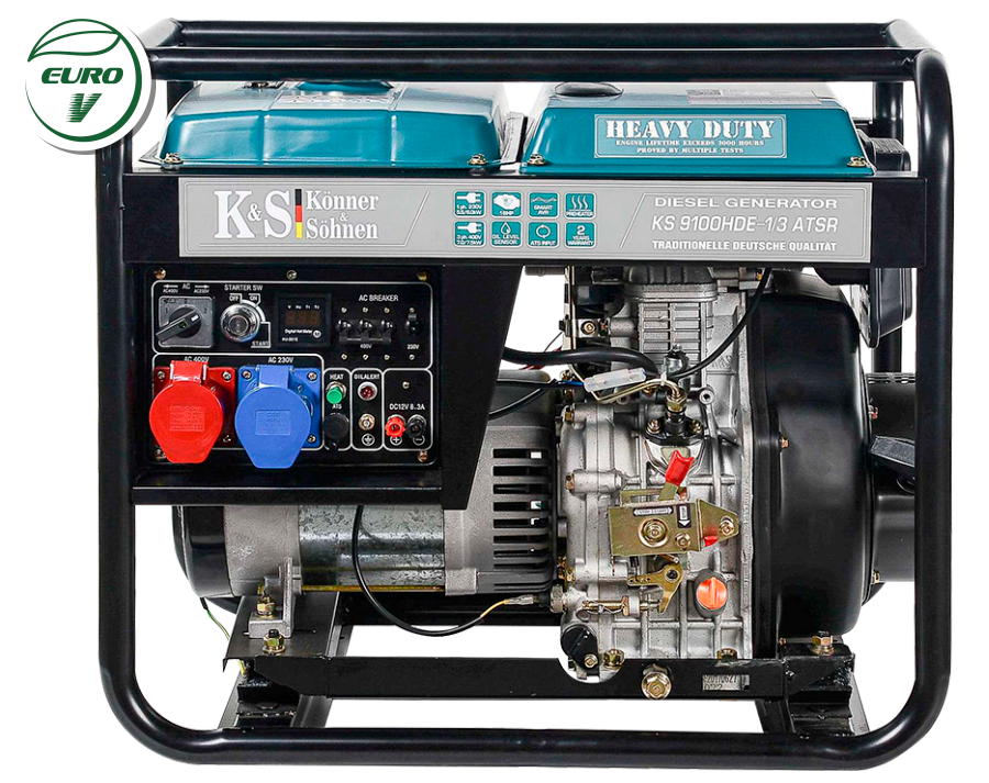 Generatore diesel "Könner & Söhnen" KS 9100HDE-1/3 ATSR (EURO V)