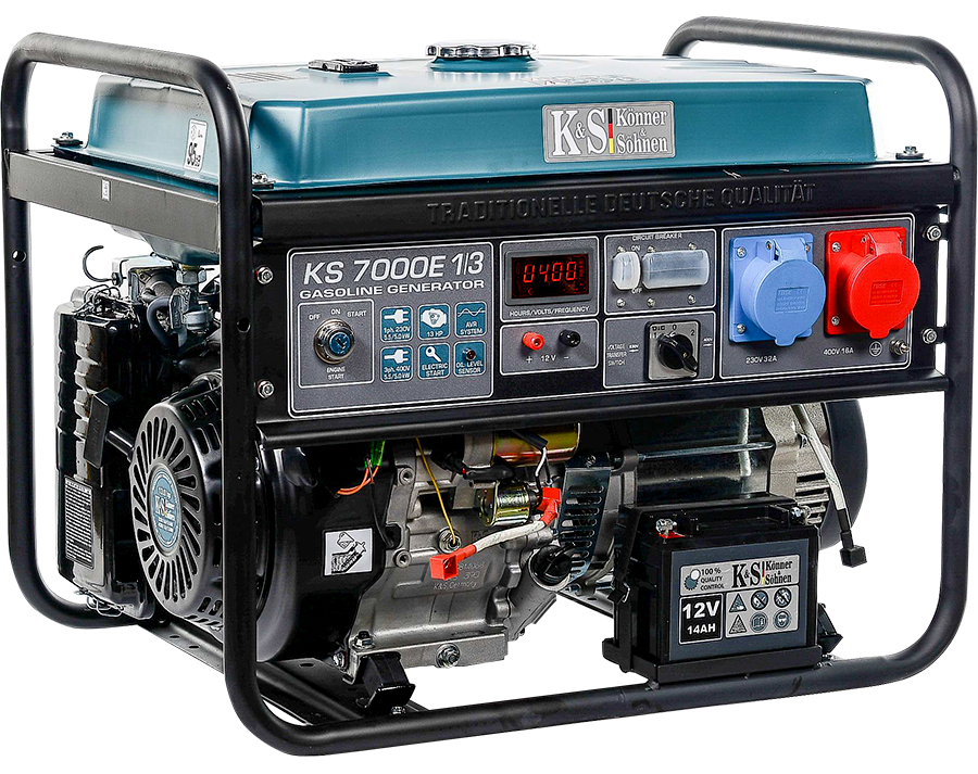 Generator pe benzina "Könner & Söhnen" KS 7000E 1/3