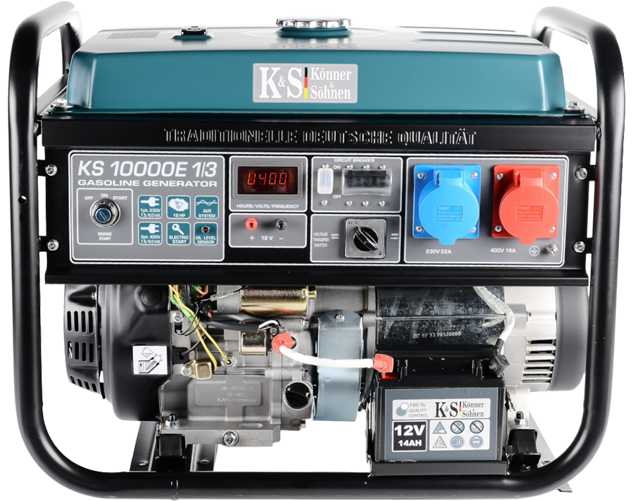 Gasoline generator "Könner & Söhnen" KS 10000E 1/3