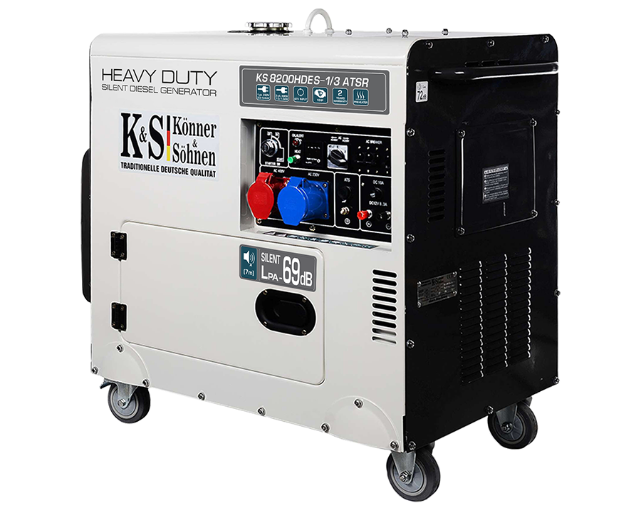 Diesel generator "Könner & Söhnen" KS 8200HDES-1/3 ATSR