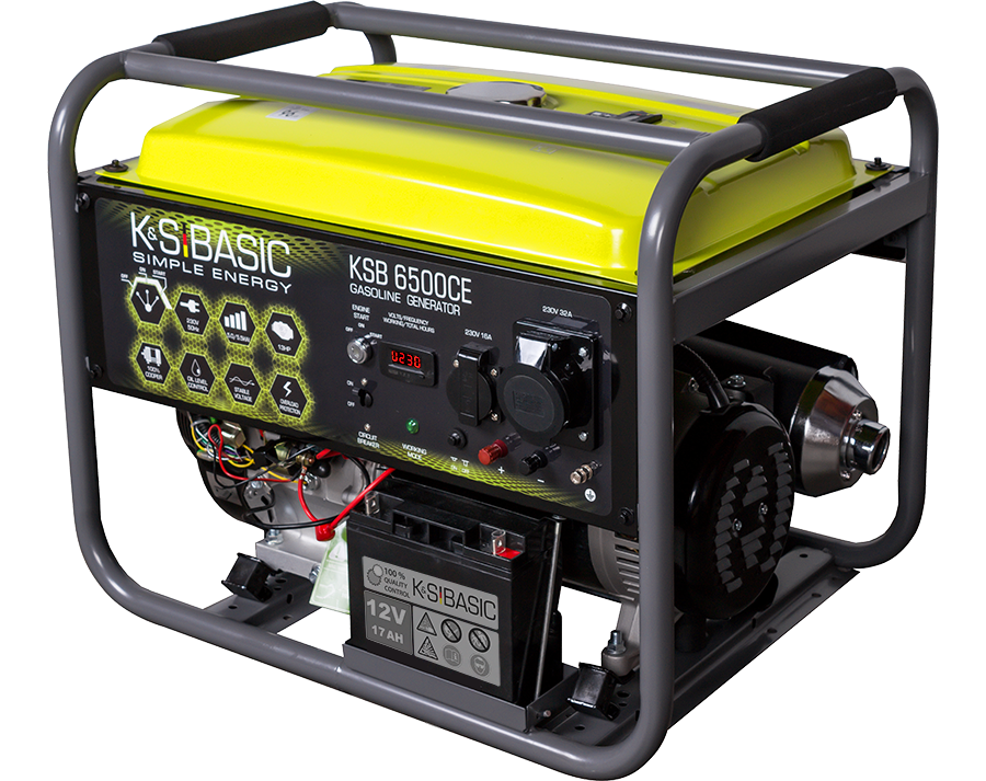 Gasoline generator "K&S BASIC" KSB 6500CE